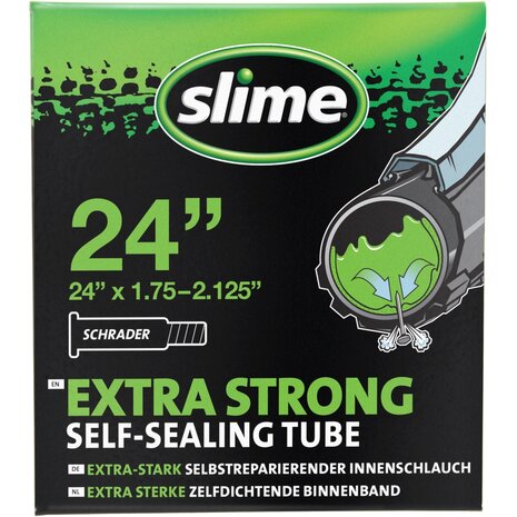 Slime zelfdichtende anti-lek binnenband 24 Inch AV Auto / Schrader 35 mm ventiel.