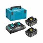 Makita 197629-2 18V accu starterset (2x BL1850B 5.0Ah accu's + DC18RD snel duolader in Mbox )