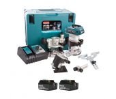 Makita DRT50RTJX2 18V Li-Ion accu boven-/kantenfrees en trimmer set (2x 5.0Ah accu) in Mbox Makita DRT50RTJX2 18V Li-Ion accu boven-/kantenfrees en trimmer set (2x 5.0Ah accu) in Mbox