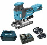 Makita DJV181RTJ 18V Li-Ion Accu decoupeerzaag set (2x 5.0Ah accu) in Mbox - T-greep - variabel - koolborstelloos Makita DJV181RTJ 18V Li-Ion Accu decoupeerzaag set (2x 5.0Ah accu) in Mbox - T-greep - variabel - koolborstelloos