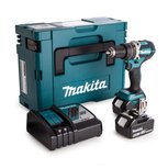 Makita DHP484RTJ 18V Li-Ion accu klopboor-/schroefmachine set (2x 5.0Ah accu) in Mbox - koolborstelloos Makita DHP484RTJ 18V Li-Ion accu klopboor-/schroefmachine set (2x 5.0Ah accu) in Mbox - koolborstelloos