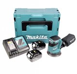 Makita DBO180RTJ 18V Li-Ion Accu excentrische schuurmachine set (2x 5.0Ah accu) in Mbox - 125mm Makita DBO180RTJ 18V Li-Ion Accu excentrische schuurmachine set (2x 5.0Ah accu) in Mbox - 125mm