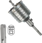 Gatenzaag 80mm Elektra Inbouwdoos SDS+ - Boorzaag voor Steen Gatenzaag 80mm Elektra Inbouwdoos SDS+ - Boorzaag voor Steen