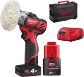 Milwaukee M12 BPS-421X 12V Li-Ion accu schuur-/polijstmachine set (1x 4.0Ah & 1x 2.0Ah accu) in HD Box - 4933447799 Milwaukee M12 BPS-421X 12V Li-Ion accu schuur-/polijstmachine set (1x 4.0Ah & 1x 2.0Ah accu) in HD Box - 4933447799