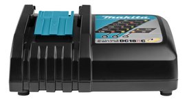 Makita DC18RC 14.4V - 18V Li-Ion Accu snellader met actieve koeling - 195584-2 Makita DC18RC 14.4V - 18V Li-Ion Accu snellader met actieve koeling - 195584-2
