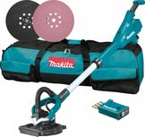 Makita DSL800ZU 18V accu schuurmachine 225mm giraffe / langnek schuurder koolborstelloos excl. accu's en oplader in tas Makita DSL800ZU 18V accu schuurmachine 225mm giraffe / langnek schuurder koolborstelloos excl. accu's en oplader in tas