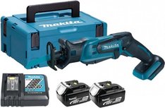 Makita DJR183RTJ 18V Li-Ion accu reciprozaag set (2x 5.0Ah accu en lader) in Mbox - snelwissel Makita DJR183RTJ 18V Li-Ion accu reciprozaag set (2x 5.0Ah accu en lader) in Mbox - snelwissel