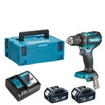 MAKITA DDF485RTJ 18V BOOR- EN SCHROEFMACHINE BRUSHLESS 5,0 AH ACCU (2 ST), SNELLADER in MBOX MAKITA DDF485RTJ 18V BOOR- EN SCHROEFMACHINE BRUSHLESS 5,0 AH ACCU (2 ST), SNELLADER in MBOX