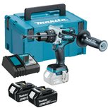 Makita DHP481RTJ 18V accu klopboor-/schroefmachine set (2x 5.0Ah accu en lader) in Mbox - koolborstelloos Makita DHP481RTJ 18V accu klopboor-/schroefmachine set (2x 5.0Ah accu en lader) in Mbox - koolborstelloos
