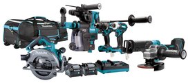 Makita DK0128G601 40V Li-Ion 6-delige accu combiset (2x 4,0Ah) in tas - koolborstelloos Makita DK0128G601 40V Li-Ion 6-delige accu combiset (2x 4,0Ah) in tas - koolborstelloos