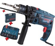 Bosch Professional Klopboormachine GSB 16 RE, 750 Watt, inclusief 100-delige accessoireset Bosch Professional Klopboormachine GSB 16 RE, 750 Watt, inclusief 100-delige accessoireset