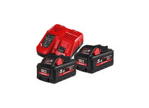 MILWAUKEE M18 HNRG-552 - M18 HB5 DUO PACK 18V 5.5AH HIGH OUTPUT + LADER M12-18FC - 4933464713 MILWAUKEE M18 HNRG-552 - M18 HB5 DUO PACK 18V 5.5AH HIGH OUTPUT + LADER M12-18FC - 4933464713