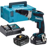 Makita DFS251RTJ 18V Li-Ion accu schroevendraaier set in Mbox (2x 5,0Ah accu + LADER) Makita DFS251RTJ 18V Li-Ion accu schroevendraaier set in Mbox (2x 5,0Ah accu + LADER)