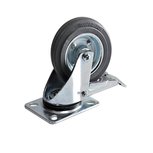 Zwenkwiel Ø 100 mm. met Rem Zwenkwiel Ø 100 mm. met Rem