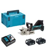Makita DPJ180RTJ 18V accu lamellenfrees set (2x 5.0Ah accu + lader) in Mbox Makita DPJ180RTJ 18V accu lamellenfrees set (2x 5.0Ah accu + lader) in Mbox