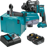 Makita DHR182RTWJ 18V accu SDS-plus combihamer set (2x 5,0Ah accu en lader) in M-box 1,7J koolborstelloos Makita DHR182RTWJ 18V accu SDS-plus combihamer set (2x 5,0Ah accu en lader) in M-box 1,7J koolborstelloos