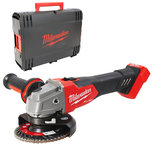 Milwaukee M18 FSAG125X-0X 18V Accu haakse slijper body in HD Box 125mm koolborstelloos met schuifschakelaar 4933478428 Milwaukee M18 FSAG125X-0X 18V Accu haakse slijper body in HD Box 125mm koolborstelloos met schuifschakelaar 4933478428