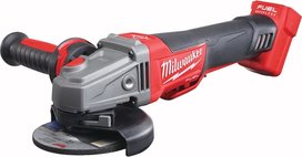 Milwaukee M18 CAG115XPDB-0 18V accu haakse slijper met snelstop 115mm koolborstelloos peddelschakelaar 4933451007 Milwaukee M18 CAG115XPDB-0 18V accu haakse slijper met snelstop 115mm koolborstelloos peddelschakelaar 4933451007