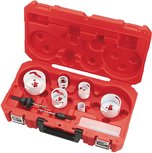 Milwaukee 49224201 Bi-metalen gatzagenset in koffer 10-delig 25 t/m 76mm Milwaukee 49224201 Bi-metalen gatzagenset in koffer 10-delig 25 t/m 76mm