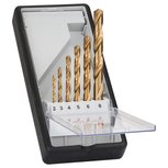 Bosch 2607010530 HSS-TiN Metaalborenset Robust Line - 2-8mm 6-delig Bosch 2607010530 HSS-TiN Metaalborenset Robust Line - 2-8mm 6-delig