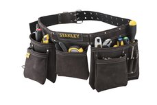 Stanley STST1-80113 Dubbele gereedschapsgordel met riem en hamerhouder Stanley STST1-80113 Dubbele gereedschapsgordel met riem en hamerhouder