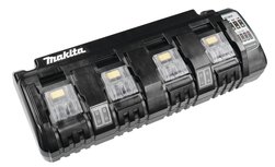 Makita DC18SF 14.4V - 18V Li-Ion Accu multilader - 4 accu's Makita DC18SF 14.4V - 18V Li-Ion Accu multilader - 4 accu's