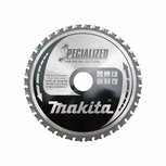 Makita B-09759 Specialized Cirkelzaagblad - 185 x 30 x 38T - Metaal Makita B-09759 Specialized Cirkelzaagblad - 185 x 30 x 38T - Metaal