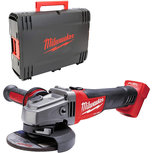 Milwaukee M18 CAG125X-0X 18V Accu haakse slijper body in HD Box – 125mm – koolborstelloos – schuifschakelaar – 4933451439 Milwaukee M18 CAG125X-0X 18V Accu haakse slijper body in HD Box – 125mm – koolborstelloos – schuifschakelaar – 4933451439