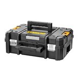 DeWALT DWST1-70703 TSTAK-Box II stevige gereedschapskoffer met korte hendel DeWALT DWST1-70703 TSTAK-Box II stevige gereedschapskoffer met korte hendel