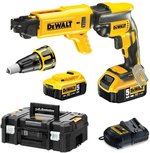 DeWALT DCF620P2K 18V accu gipsschroefmachine / bandschroefmachine set (2x 5.0Ah accu en lader) in TSTAK - koolborstelloos - 25-57mm DeWALT DCF620P2K 18V accu gipsschroefmachine / bandschroefmachine set (2x 5.0Ah accu en lader) in TSTAK - koolborstelloos - 25-57mm