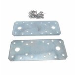 Ijzerwaren Verbindingsplaat 2 Delig 135 x 55 mm Ijzerwaren Verbindingsplaat 2 Delig 135 x 55 mm