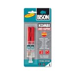 Bison kombi snel lijm 24ml. Bison kombi snel lijm 24ml.