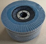 10x lamellenschijven 125x22mm, metaal, grit 80 10x lamellenschijven 125x22mm, metaal, grit 80