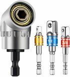 opzetstuk adapter (1/4 inch, boor zeskantschacht) en 3-delige adapter socket dopsleutel set voor bithouder (1/4,3/8,1/2 inch) opzetstuk adapter (1/4 inch, boor zeskantschacht) en 3-delige adapter socket dopsleutel set voor bithouder (1/4,3/8,1/2 inch)