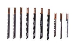 Decoupeerzaagbladen 10 dlg hout U-schacht profi Decoupeerzaagbladen 10 dlg hout U-schacht profi