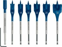 Bosch Professional EXPERT SelfCut speedboorset 16/18/20/22/25/32 mm 7-delig - 2608900334 Bosch Professional EXPERT SelfCut speedboorset 16/18/20/22/25/32 mm 7-delig - 2608900334